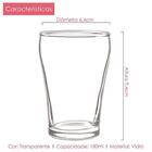 Kit Jogo 6 Copo Para Cerveja Chopp  Agua Suco Em Vidro Para C
