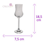 Kit Jogo 6 Taças Grappa Bohemia Transparente