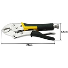 Kit Jogo Alicates Universal 8" + Meia Cana 6" + Corte Diagona