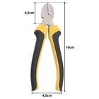 Kit Jogo Alicates Universal 8" + Meia Cana 6" + Corte Diagona