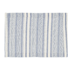 Kit Jogo Americano 2 Peças Retangular Listrado Azul 36x50cm Speciatta