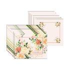 Kit Jogo Americano + Guardanapo Amor Verdadeiro - 8 Peças