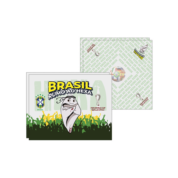 Kit Jogo Americano + Guardanapo Copa Mascote - 2 Peças