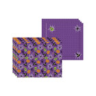 Kit Jogo Americano + Guardanapo Halloween Abobora E Caveira -