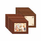 Kit Jogo Americano + Guardanapo Halloween Infantil - 12 Peças