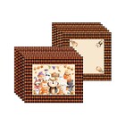 Kit Jogo Americano + Guardanapo Halloween Infantil - 6 Peças