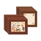 Kit Jogo Americano + Guardanapo Halloween Infantil - 6 Peças