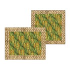 Kit Jogo Americano + Guardanapo Milho/palha