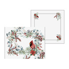 Kit Jogo Americano + Guardanapo Natal Cardinal - 1 Peça