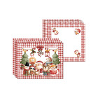 Kit Jogo Americano + Guardanapo Natal Infantil - 4 Peças