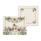 Kit Jogo Americano + Guardanapo Natal Lanterna - 1 Peça