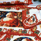 Kit Jogo Americano + Guardanapo Natal Papai Noel Iii - 6 Peças