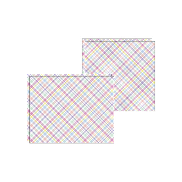 Kit Jogo Americano + Guardanapo Páscoa Colorido - 2 Peças