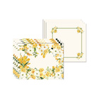 Kit Jogo Americano + Guardanapo Yellow Flower - 4 Peças