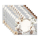 Kit Jogo Americano Boho Flower - 8 Peças