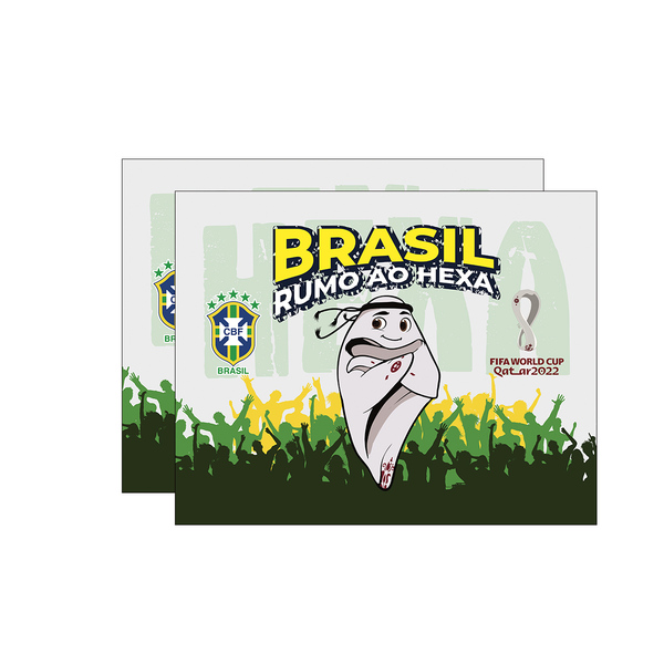 Kit Jogo Americano Copa Mascote - 2 Peças