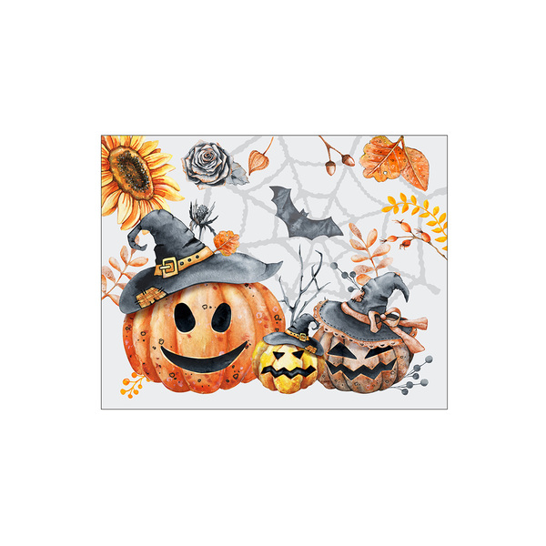 Kit Jogo Americano Halloween Abóbora - 1 Peça