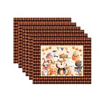 Kit Jogo Americano Halloween Infantil - 6 Peças