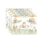 Kit Jogo Americano Páscoa Menta - 4 Peças