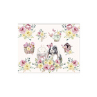 Kit Jogo Americano Páscoa Rosas