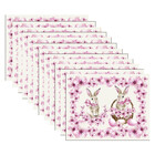 Kit Jogo Americano Páscoa Sakura - 12 Peças