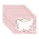 Kit Jogo Americano Sakura Rosa - 8 Peças