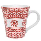 Kit Jogo Café Lanche Floreal Renda 24 Peças Oxford® Cerâmica