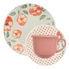 Kit Jogo Café Lanche Oxford® Donna Holambra 20 Peças