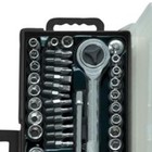 Kit Jogo Chave Catraca Reversível 1/4 E 3/8 + Jogo De Soquete