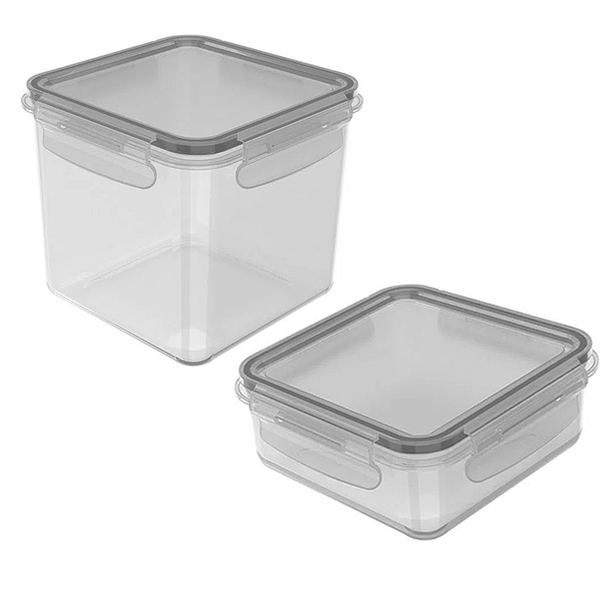 Kit Jogo Conjunto Potes Hermético Organizador Geladeira