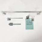 Kit Jogo De Banheiro Quadrado Inox Cromado Porta Toalha Banho