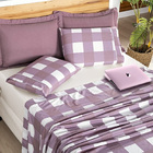 Kit Jogo De Cama 4 Peças Micropercal 200 Fios Lisboa Queen  R