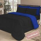 Kit Jogo De Cama Casal Queen + Jogo De Lençol 5 Peças Aconche