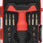 Kit Jogo De Chaves Precisão 25 Peças Preto + Chaveiro Cbrn178