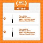 Kit - Jogo De Faca E Garfo Ipanema 72 Peças Em Aço Inox Cabo