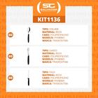 Kit - Jogo De Facas, Garfos E Colheres Ipanema 180 Peças Em A