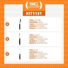 Kit - Jogo De Facas, Garfos E Colheres Ipanema 18 Peças Em Aç