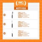 Kit - Jogo De Facas, Garfos E Colheres Ipanema 36 Peças Em Aç