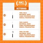 Kit - Jogo De Facas, Garfos E Colheres Leme 36 Peças Em Aço I