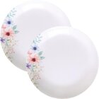 Kit Jogo De Pratos Fundo Sopa 12 Pessoas 12pçs Floratta 22cm