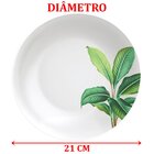 Kit Jogo De Pratos Fundo Sopa 2 Pessoas 2pçs Graziela 21cm