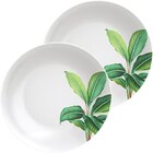 Kit Jogo De Pratos Fundo Sopa 6 Pessoas 6pçs Graziela 21cm