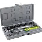 Kit Jogo De Soquetes Aço Cromado 17 Peças Idea 2107k