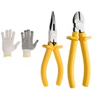 Kit Jogo Ferramentas Alicates Corte Diagonal 6" Mais Alicate