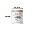 Kit Jogo Pote Lata Metal 3pçs Chá Café Açucar Branco Homemade