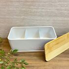 Kit Jogo Pote Lata Metal Chá Café Açúcar Brinox Branco 4pçs