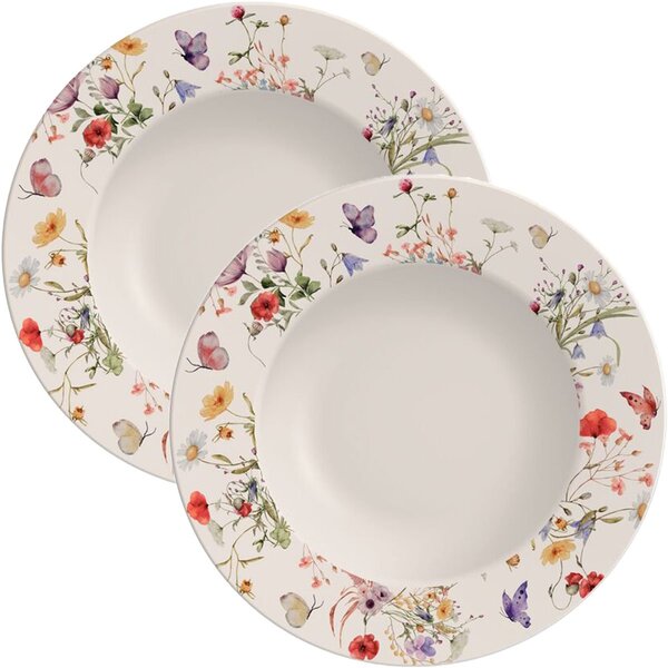 Kit Jogo Prato Raso Jantar 10 Pessoas 10pçs Ana Clara 27,5cm