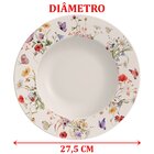 Kit Jogo Prato Raso Jantar 2 Pessoas 2pçs Ana Clara 27,5cm
