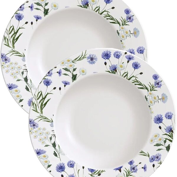 Kit Jogo Prato Raso Jantar 6 Pessoas 6pçs Ana Alice 27,5cm