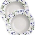 Kit Jogo Pratos Fundo Sopa 10 Pessoas 10peças Ana Alice 23cm